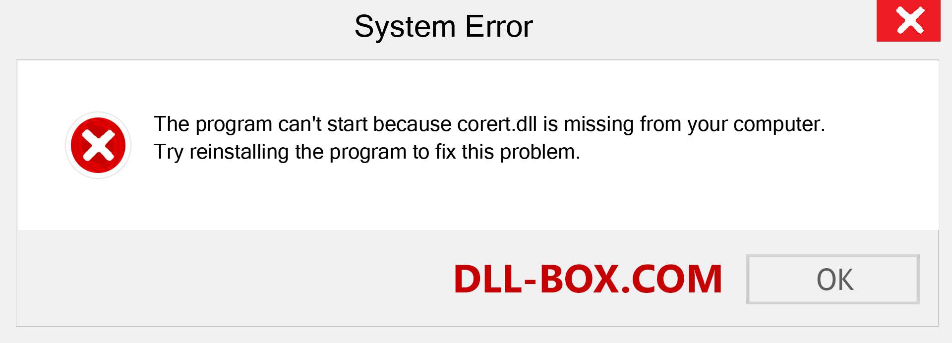  corert.dll file is missing?. Download for Windows 7, 8, 10 - Fix  corert dll Missing Error on Windows, photos, images